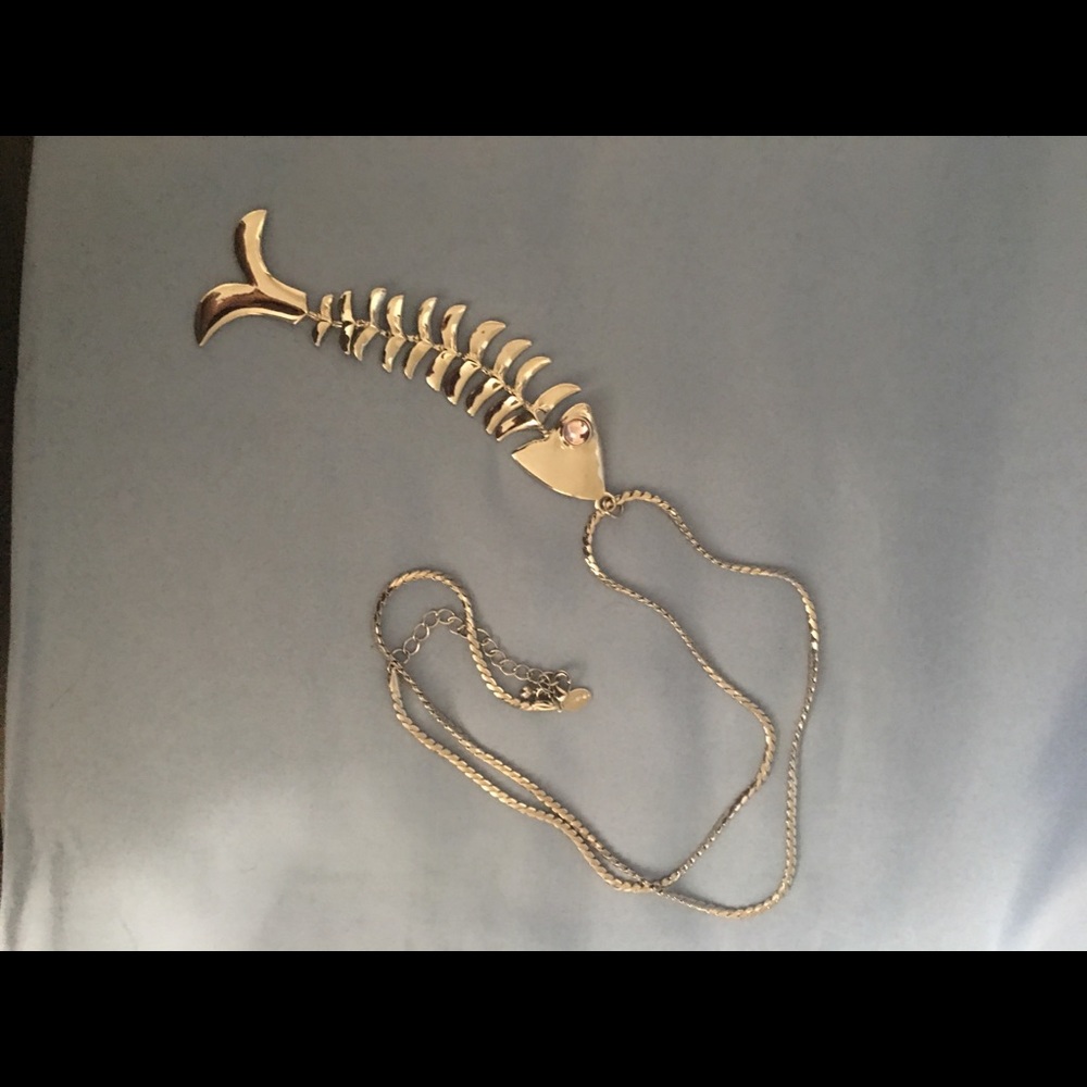 Louis Dell’Olio fish pendant necklace
